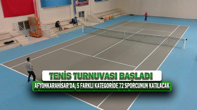 Tenis Turnuvası Başladı