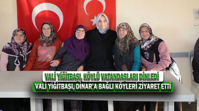 Vali Yiğitbaşı, Köylü Vatandaşları Dinledi