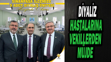AK Parti Milletvekillerinden Diyaliz Hastaları İçin Müjde