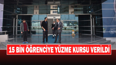 15 Bin Öğrenciye Yüzme Kursu Verildi