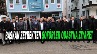 Başkan Zeybek’ten Şoförler Odası’na Ziyaret