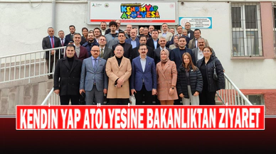 Kendin Yap Atölyesine Bakanlıktan Ziyaret