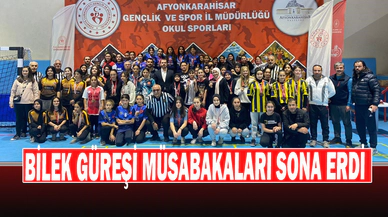 Bilek Güreşi Müsabakaları Sona Erdi