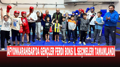 Afyonkarahisar'da Gençler Ferdi Boks İl Seçmeleri Tamamlandı