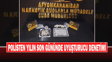 Polisten Yılın Son Gününde Uyuşturucu Denetimi
