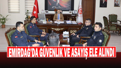 Emirdağ’da Güvenlik Ve Asayiş Ele Alındı