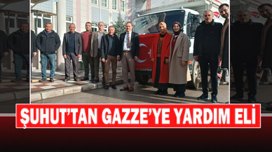 Şuhut’tan Gazze’ye Yardım Eli