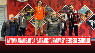 Afyonkarahisar'da ‘Satranç Turnuvası’ Gerçekleştirildi