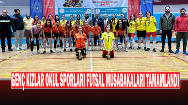 Genç Kızlar Okul Sporları Futsal Müsabakaları Tamamlandı