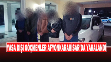 Yurda Kaçak Yollardan Giren Yabancı Uyruklu 4 Kişi Yakalandı
