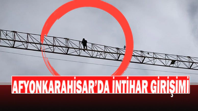 50 Metrelik Vincin Üzerine Çıkıp Aşağı Atlayacağını Söyleyen Şahsı Annesi İkna Etti