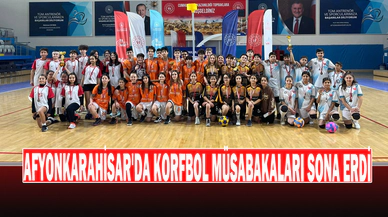 Afyonkarahisar'da Korfbol Müsabakaları Sona Erdi