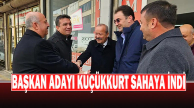 Başkan Adayı Küçükkurt Sahaya İndi