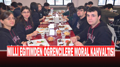 Milli Eğitimden Öğrencilere Moral Kahvaltısı