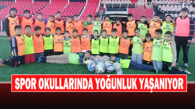 Spor Okullarında Yoğunluk Yaşanıyor