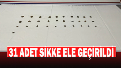 Parkta Şüpheli Hareketlerde Bulunan Şahıstan 31 Adet Sikke Ele Geçirildi