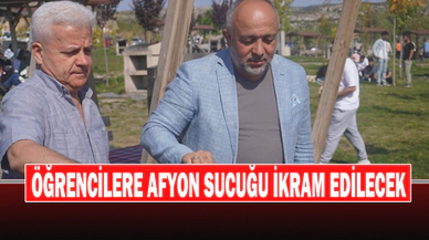 Öğrencilere Afyon Sucuğu İkram Edilecek