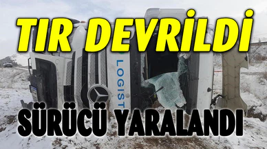 Tır Şarampole Yuvarlandı