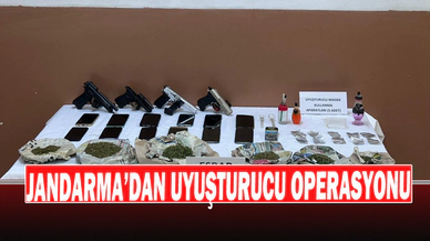 Jandarma Metruk Eve Yaptığı Uyuşturucu Baskınında 190 Gram Esrar Ele Geçirdi