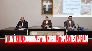 Yılın İlk İl Koordinasyon Kurulu Toplantısı Yapıldı