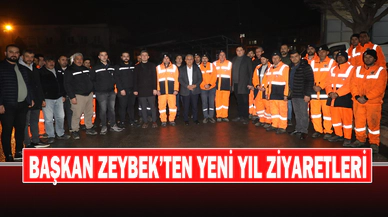 Başkan Zeybek’ten Yeni Yıl Ziyaretleri