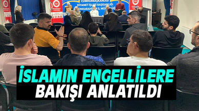 Müftü İmamoğlu, İslam’ın engellilere bakışını anlattı