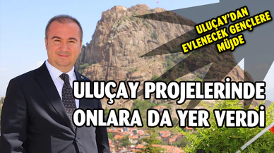 Uluçay evleneceklere 50 bin TL karşılıksız nakdi destek verecek