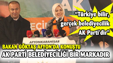 Bakan Göktaş Afyon'da Konuştu