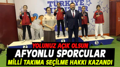 Afyonlu karateciler milli takıma seçilme hakkı kazandı