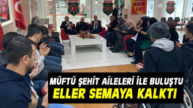 Şehitler için dua ettiler