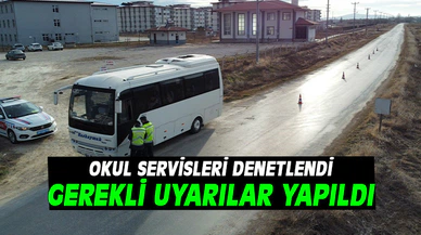 Afyonkarahisar'da okul servisleri denetlendi