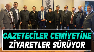 Afyon Gazeteciler Cemiyetine ziyaretler sürüyor
