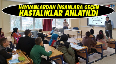 HAYVANLARDAN İNSANLARA GEÇEN HASTALIKLAR ANLATILDI