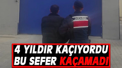 Evin penceresinden kaçarken jandarma yakaladı
