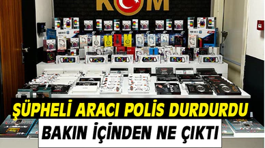 Kaçak telefon kılıfı ve elektronik eşya yakalandı