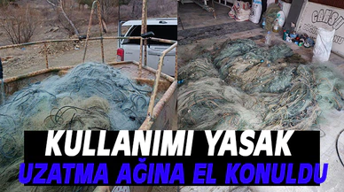 Afyonkarahisar'da kullanımı yasak uzatma ağına el konuldu