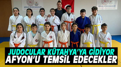 Afyonlu judocular Kütahya'ya gidiyor