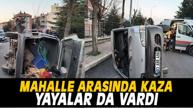 Kocatepe Mahallesi'nde kaza yaralılar var