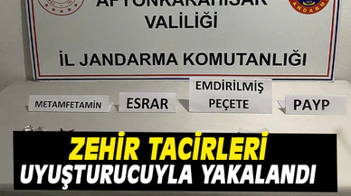 Zehir tacirleri uyuşturucuyla yakalandı