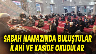 Sabah namazında buluştular