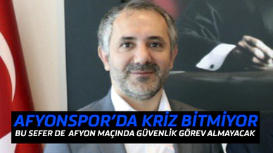 Afyonspor'da yeni kriz 