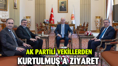 AK PARTİ AFYONKARAHİSAR MİLLETVEKİLLERİ KURTULMUŞ'U ZİYARET ETTİ