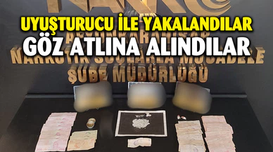 Afyonkarahisar'da uyuşturucu ile yakalandılar