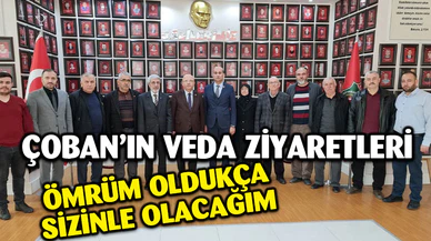 BAŞKAN ÇOBAN’DAN DUYGULANDIRAN ZİYARET