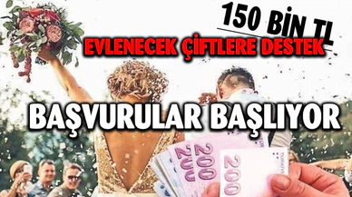 ÇİFTLERE FAİZSİZ EVLİLİK KREDİSİ