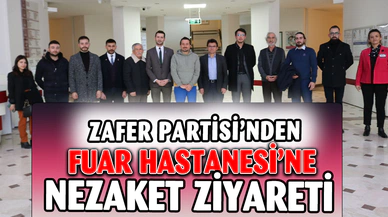 Zafer Partisi'nden Fuar Hastanesi'ne Ziyaret