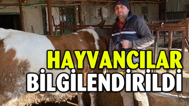 Hayvan Üreticileri Bilgilendirildi