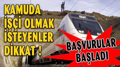 TCDD Kamu Personeli Alacak 