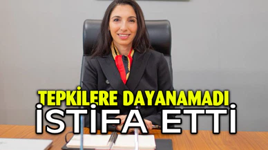 İSTİFA ETTİ