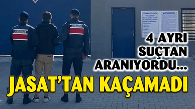 JASAT'TAN KAÇAMADI